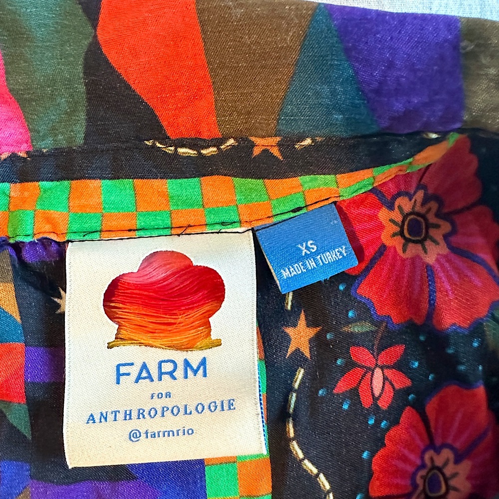 FARM Rio Multicolor Patterned Midi Dress - Picture 7 of 8